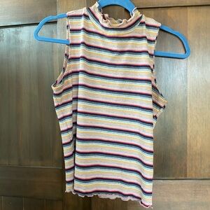 Candie's Multicolor Striped Tank Top